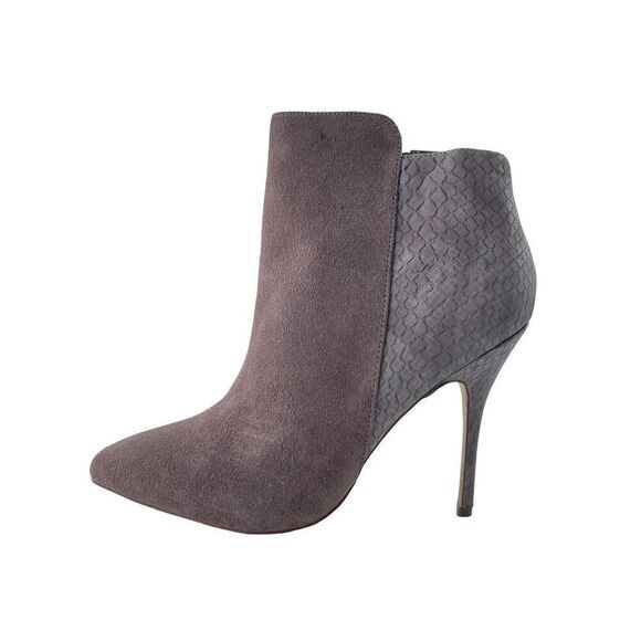 Steve Madden Dace Taupe Suede Ankle Booties‎ Size 10 - Picture 1 of 8